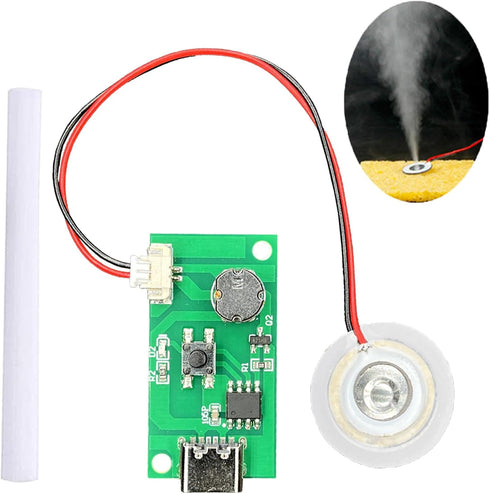 Atomization Disc, 5V Module USB Humidifier Atomization Plate Circuit Board Atomization Module with Timing Switch for Home for Family...
