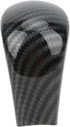 Keenso Gear Shift Knob Cover, Carbon Fiber ABS Shift Knob Trim Antiscratch Lightweight Fit for Navara Frontier NP300 2015?2019 Car interior and ex...