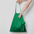NPBAG 5 Pack 15'' X 16'' Green Cotton Tote Bags, Lightweight Blank Bulk Cloth bags with 1pc of PTFE Teflon Sheet...