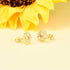 Sunflower Necklace Anklet Bracelet Earrings Ring - Sterling Silver Jewelry Set Pendant Gifts for Women You Are My Sunshine...