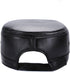 Vintage Solid Lambskin Leather Military Cadet Cap Army Hat...