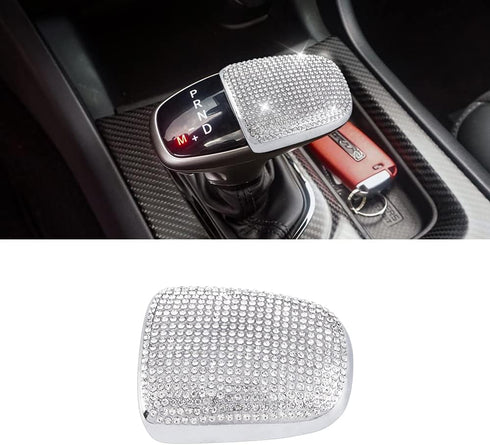 PIFOOG Challenger Accessories for Dodge Charger 2015-2022 Bling Gear Shift Cover Decal Shifter Knob Panel Stickers Car Interior Decoration Crystal...