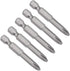 uxcell 5 Pcs 6mm PH2 Magnetic Phillips Screwdriver Bits, 1/4 Inch Hex Shank 2-inch Length S2 Power Tool...