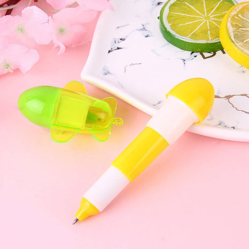 30pcs Mini Plane Ballpoint Pen Cute Cartoon Retractable Ball Pen for Kids (Random Color)...