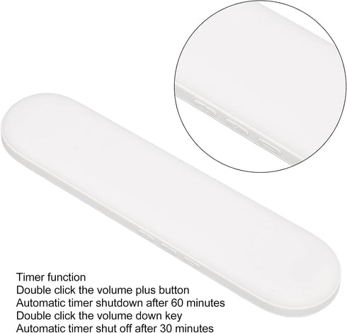 Cuifati Ultra Thin Pillow Speaker, Mini Bone Conduction Pillow Speaker with Stereo Bass, Bluetooth Pillow Speaker for Sleeping with Timer Function...