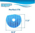 HQRP Humidifying Filter Compatible with Sharp KC850U, KC860U, KC-C70U, KC-C100U, KC-C150U Humidifier, FZC100MFU Replacement