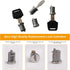 4 Pack Lock Cylinders Compatible with Yakima Car Roof Rack System Components SKS Lock Cores, Includes 4 Cylinders Cores, 4 Opening Keys and 1 Cont...