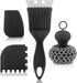 4pcs Cleaning Tool, Stainless Steel Cast Iron Skillet Cleaner, Cast Iron Scrubber Kit,Chainmail Scrubber with Scraper Tool for Cast Iron Pans, for...