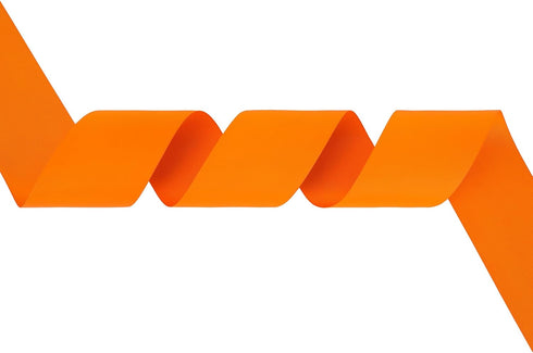 MEEDEE Orange Grosgrain Ribbon 3 Inch Grosgrain Hair Ribbon 10 Yards Per Roll Thick Orange Ribbon for Cheer Bow, Hair Bow Supplies Wide Grosgrain ...