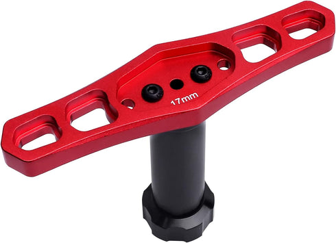 HobbyPark 17mm Wheel Hex Wrench & 4/5/5.5/7mm Hex Nut Wrench Hex Socket Wheel Spanner Tools for 1/8 1/10 1/12 1/14 1/16 1/18 1/24 RC Car Truck Cra...
