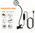 Magnifying Glass with Light and Stand 10X, Craft Lamp Adjustable Gooseneck Clip on light 12W 3 Colors Dimmable LED Desk Lamp for Reading, Working,...
