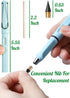 9 Pcs Portable Erasable Inkless Pencil Set(3 Pcs Everlasting Pencils with Eraser+6 Pcs Replaceable Nibs) for Writing and Art Sketch(Light Colors)...