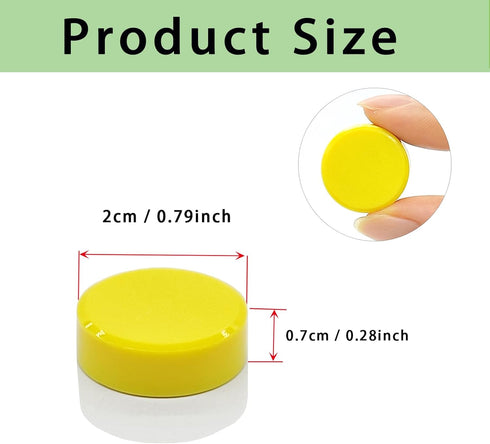 Fridge Magnets, 20 Pcs Magnet Strong Magnets Refrigerator Magnets Small Magnets for Whiteboard Heavy Duty Magnets Mini Magnets Cute Magnets for Fr...