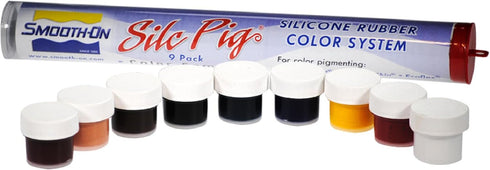 Smooth-On Silc Pig™ Color Pigments for Silicone, 9-Pack Sampler...