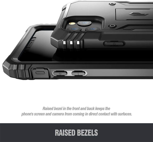 iPhone 11 Pro Rugged Case with Kickstand, Poetic Full-Body Dual-Layer Shockproof Protective Cover, Built-in-Screen Protector, Revolution Series, f...