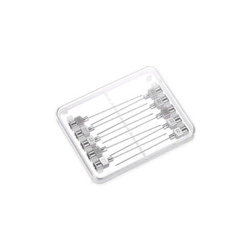10pcs 22Gauge Stainless Steel Dispensing Needles, 1 1/2" All Metal Glue Needle Tube Blunt Tips Luer Lock for Thick Liquids, Ink, Glue, Lab Use...