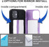 TORU CX PRO for iPhone 12 Mini Case Wallet | Protective Shockproof Heavy Duty Cover with Hidden Card Holder & Card Slot | Mirror & Wrist Strap Inc...
