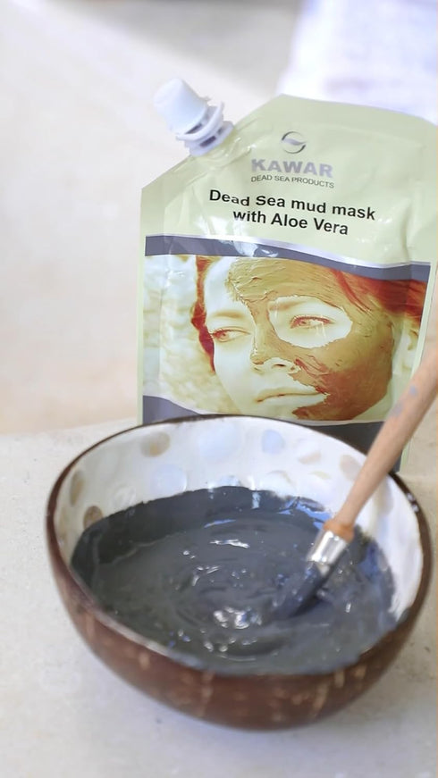 Dead Sea Mud Mask with Aloe Vera for Face and Body - Spa Quality Pore Reducer for Acne, Blackheads & Oily Skin, Natural Vegan Skincare for Women, ...