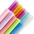 | Clear A4 Candy Color Jelly Vinyl Sheets, 10 Pcs Solid Transparent Vinyl Fabric for Earrings Bows Crafts...