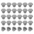 PATIKIL 5mm Diameter Silicone Round Snap, 30 Pcs in Type Locking Furniture Hole Plug Button Protective Cover Cap Head Fit for 2.5-5mm Hole for Sea...