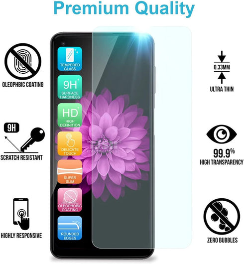 TJS Compatible with Samsung Galaxy A20 Case, Galaxy A30 Case, with Tempered Glass Screen Protector Metal Ring Magnetic Support Kickstand Heavy Dut...
