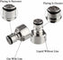 FERRODAY Ball Lock Keg Coupler Adapters for Sankey to Ball Lock Quick Disconnect Conversion Kit Fits A D S G Type Keg Coupler FPT 5/8 Thread Stain...