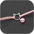 Gothic Hollow Cat Choker Necklace for Women - Double Layer Velvet Choker with Bell Pendant...
