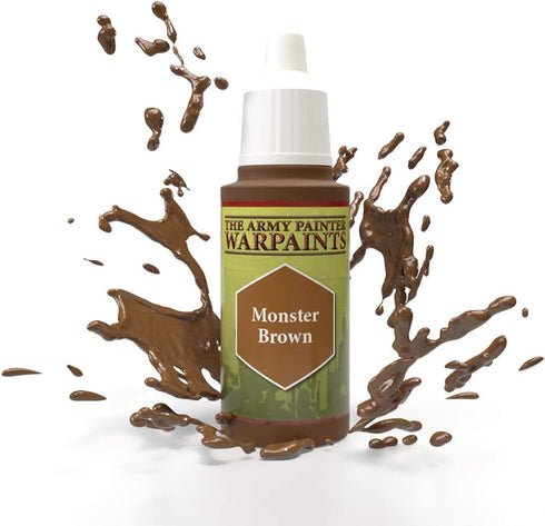 The Army Painter Monster Brown Warpaint - Acrylic Non-Toxic Heavily Pigmented Water Based Paint for Tabletop Roleplaying, Boardgames, and Wargames...