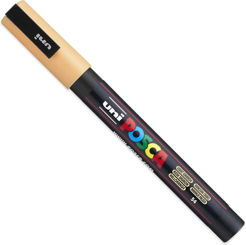 Uni POSCA - PC-3M Art Paint Markers - Set of 4 - In Plastic Wallet - Warm Neutrals Tones...