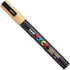 Uni POSCA - PC-3M Art Paint Markers - Set of 4 - In Plastic Wallet - Warm Neutrals Tones...