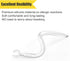Ear Hooks 360° Rotatable Multi-Dimensional Adjustable Soft Silicone Universal Headset Clips Anti-Slip Sports Clamp Loop Replacement 5Pcs 5mm...