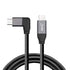 cablecc 10Gbps USB-C USB 3.1 Type C Gen2 Male Data Video 100W Cable 90 Degree Left Right Angled with E-Marker 50cm...