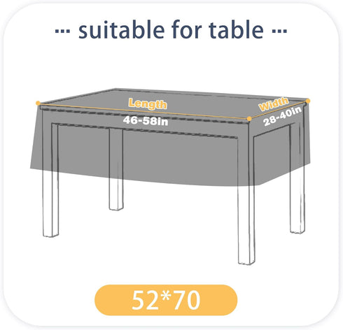 JUCFHY Soild Plaid Jacquard Spring Easter Table Cloth Elegance Wrinkle Resistant Contemporary Woven Decorative Tablecloths, Spillproof Soil Resist...