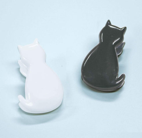 Cat-shaped Bag Clips,Chip Clips, Paper Clips, Pack of 6, Made in Japan...