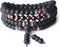 COAI Tibetan 108 Mala Beads Red Tiger Eye Matte Onyx Stone Wrap Bracelet Necklace...