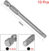 uxcell 10 Pcs H4 Magnetic Hex Head Screwdriver Bits, 1/4 Inch Hex Shank 2.95-inch Length S2 Power Tools...
