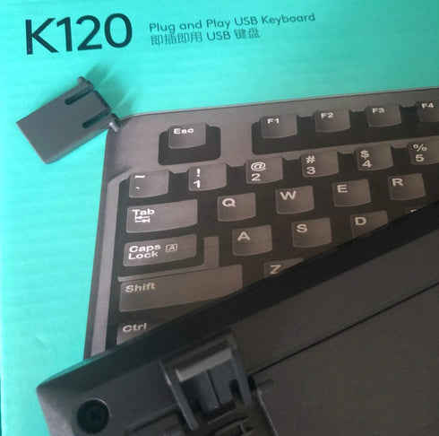 LZYDD Keyboard Stand Feet Legs for Logitech K120 USB Wired Keyboard (Black)...