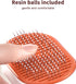 Self Cleaning Slicker Brush for pet, Dog Hair Grooming Brush with Release Button, Indoor Cat Hair Shedding Tool, Stainless Steel Bristle Soft Rubb...