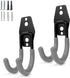 2 Pack Garage Storage Utility Hooks?Garage Garden Tool Organizer?Steel Wall Mount Hooks, Garden Small U Hooks (Black) (Type O-Gray)...
