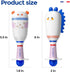 Evoceler Baby Rattles Shaker Toy, 2 Pack Musical Instruments, Soft Silicone Rattle Toys, Perfect Size for Grasp and Shake,Dinosaur & Bear Toy for ...