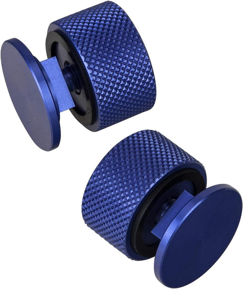 3mirrors Welding Hood (Pipeliner) Helmet Fasteners Blue Headgear Replacement Parts Accessories Screws Flip Hood Aluminum -Anodized w/Silicone Wash...