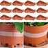 12Pcs Potted Plant Stand,Invisible Flower Pot Risers,Plastic Pot Feet Triangle Flower Planter,for Indoor And Outdoor Plant Pots...