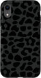 iPhone XR Black leopard print case for women cheetah protective phone Case...