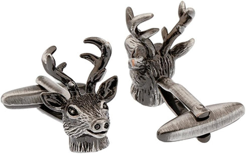Buck Deer Head Premium Cufflinks for Hunters...
