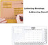 Straight Line Stencil Templates and Envelope Addressing Guide Stencil Set of 6,Line Drawing Stencil Lettering Guide,College Ruled 9/32" and 0.35" ...