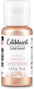 Sweet Sticks Edible Art Decorative Cake Paint 0.5 Ounce (15 Milliliters), 3-Metallic-Color Set...