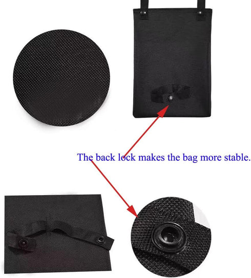 3 Pack Bike Handlebar Bag Bicycle Handle Bar Front Hanging Pouch 2 Layers with Mobile Phone Holder for Motorcycle eBike Scooter Trike Tricycle Cyc...
