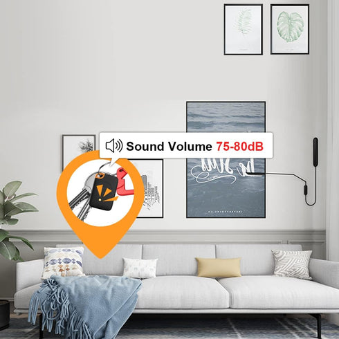 Key Finder Locator,Key Tracker,RF Item Tag Beeper Alarm Tracking Device with 1 Transmitter and 4 Receivers,Easy to Use,Find My Car Keys,Wallet,TV ...