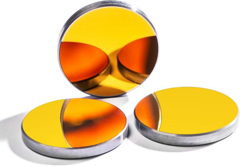 20mm CO2 Laser Mirror Si Reflective Lens - Gold-coated 3PCS for Laser Machine...