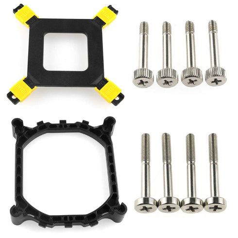 ZRM&E Desktop Computer Snap CPU Heat Sink Bracket 115X 1366 CPU Heatsink Mounting Bracket Holder Base Backplate Kit 2011 for Motherboard...